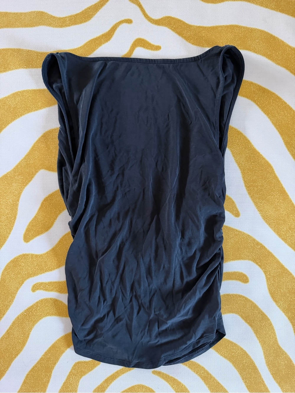 Urban Outfitters High Neck, Open Back, Sleeveless Women’s Top - Black